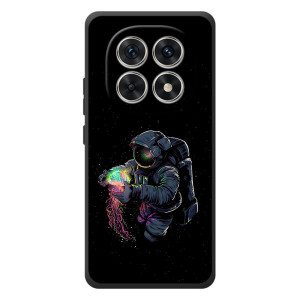 Силиконовый Чехол с принтом "Космонавты" на Xiaomi Poco M8 – В руках земля