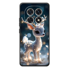 Яскравий чохол для Xiaomi Poco M8 з Зимові Оленята (Блискуче оленятко)