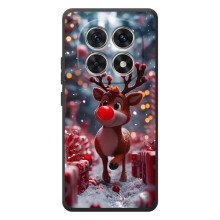 Яскравий чохол для Xiaomi Poco M8 з Зимові Оленята (Олень серед подарунків)