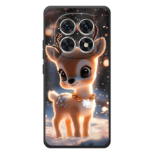 Яскравий чохол для Xiaomi Poco M8 з Зимові Оленята (Оленятко)