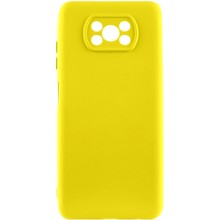 Чохол Silicone Cover Lakshmi Full Camera (A) для Xiaomi Poco X3 NFC / Poco X3 Pro – Жовтий