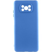 Чехол Silicone Cover Lakshmi Full Camera (A) для Xiaomi Poco X3 NFC / Poco X3 Pro – Синий