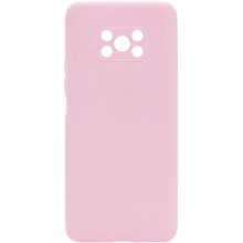 Силиконовый чехол Candy Full Camera для Xiaomi Poco X3 NFC / Poco X3 Pro – Розовый