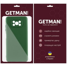 Чехол TPU GETMAN Liquid Silk Full Camera для Xiaomi Poco X3 NFC / Poco X3 Pro – Зеленый