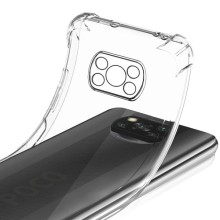 TPU чохол GETMAN Ease logo посилені кути Full Camera для Xiaomi Poco X3 NFC / Poco X3 Pro – Прозорий