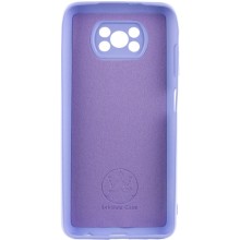 Чохол Silicone Cover Lakshmi Full Camera (A) для Xiaomi Poco X3 NFC / Poco X3 Pro – Бузковий