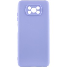 Чехол Silicone Cover Lakshmi Full Camera (A) для Xiaomi Poco X3 NFC / Poco X3 Pro – Сиреневый