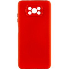 Чехол Silicone Cover Lakshmi Full Camera (AAA) для Xiaomi Poco X3 NFC / Poco X3 Pro – Красный