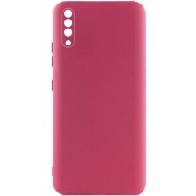 Чехол Silicone Cover Lakshmi Full Camera (AA) для Xiaomi Poco X3 NFC / Poco X3 Pro – Бордовый