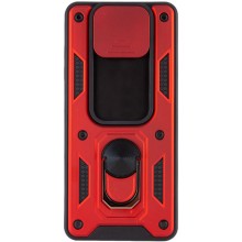 Ударопрочный чехол Camshield Serge Ring для Xiaomi Poco X3 NFC / Poco X3 Pro – Красный