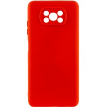 Чохол Silicone Cover Lakshmi Full Camera (AAA) для Xiaomi Poco X3 NFC / Poco X3 Pro – Червоний