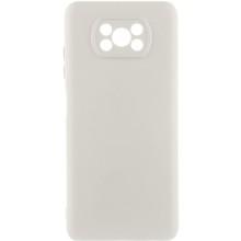 Чехол Silicone Cover Lakshmi Full Camera (AAA) для Xiaomi Poco X3 NFC / Poco X3 Pro – Белый