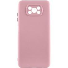Чохол Silicone Cover Lakshmi Full Camera (AAA) для Xiaomi Poco X3 NFC / Poco X3 Pro – Рожевий