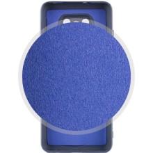 Чохол Silicone Cover Lakshmi Full Camera (AAA) для Xiaomi Poco X3 NFC / Poco X3 Pro – Темно-синій