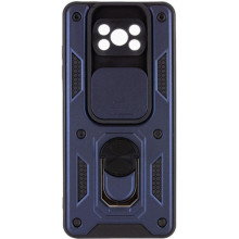 Чехол Ummi Camshield Serge Ring для Xiaomi Poco X3 NFC / Poco X3 Pro – Синий