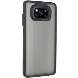 Чехол TPU+PC Lyon Frosted для Xiaomi Poco X3 NFC / Poco X3 Pro – Черный