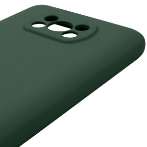 Чохол Silicone Cover Lakshmi Full Camera (AAA) для Xiaomi Poco X3 NFC / Poco X3 Pro – Зелений