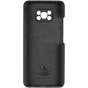 Чохол Silicone Cover Lakshmi Full Camera (AAA) для Xiaomi Poco X3 NFC / Poco X3 Pro – Чорний