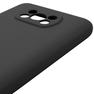 Чохол Silicone Cover Lakshmi Full Camera (AAA) для Xiaomi Poco X3 NFC / Poco X3 Pro – Чорний