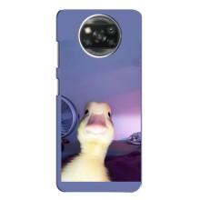 Бампер с принтом Мемы для Xiaomi POCO X3 Pro (Утка)