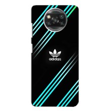 Чехлы Адидас для Xiaomi POCO X3 Pro (AlphaPrint) (Адидас с полосами)