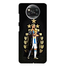 Чехлы для Xiaomi POCO X3 Pro (Leo чемпион) (AlphaPrint) (Месси Король)