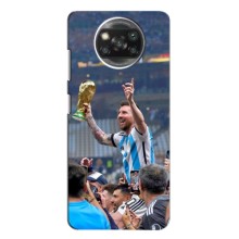 Чехлы Лео Месси Аргентина для Xiaomi Poco X3 Pro (Месси король)