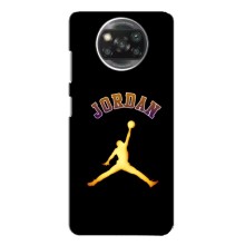 Чехлы для Xiaomi POCO X3 Pro - с картинкой JORDAN (AlphaPrint) (Jordan Gold)