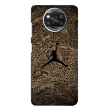 Чехлы для Xiaomi POCO X3 Pro - с картинкой JORDAN (AlphaPrint) (Logo Jordan)
