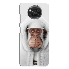 Чехлы с Обезьянами NFT для Xiaomi POCO X3 Pro (AlphaPrint) (обезьяна NFT в тату)