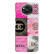 Чехол (Dior, Prada, YSL, Chanel) для Xiaomi POCO X3 Pro (Модница)
