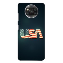 Чехол Флаг USA для Xiaomi Poco X3 Pro – USA