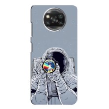 Чехол NASA для Xiaomi POCO X3 Pro (AlphaPrint) (Космонавт фото)