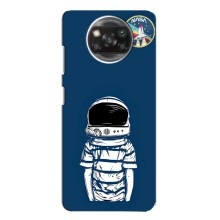 Чехол NASA для Xiaomi POCO X3 Pro (AlphaPrint) (Мальчик в шлеме)