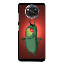 Чехол с картинкой "Одноглазый Планктон" на Xiaomi Poco X3 Pro (Стильный Планктон)