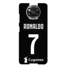 Чехол Криштиану Роналду для Xiaomi POCO X3 Pro (AlphaPrint) (RONALDO 7)