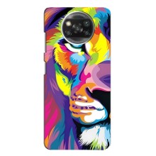 Чехол со Львом для Xiaomi POCO X3 Pro (VPrint) (Яркий Лев)