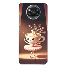 Чехол с мемом Тралалело тралала на Xiaomi POCO X3 Pro (Балерина капучина)