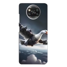 Чехол с мемом Тралалело тралала на Xiaomi POCO X3 Pro (Бомбардини гусини)