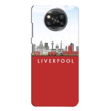 Чехол с картинкой ФК Ливерпуль на Поко X3 Про – Город Liverpool