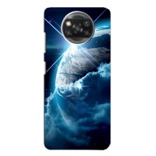 Космические Чехлы для Поко X3 Про (VPrint) (Земля с космоса)