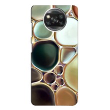 Мраморный чехол на Xiaomi POCO X3 Pro (VPrint) (Радужный Мрамор)