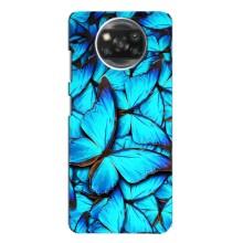 Силиконовый бампер с картинкой животных для Xiaomi POCO X3 Pro (Крылья бабочек)