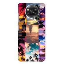 Силиконовый чехол с КАРТИНКАМИ лето для Xiaomi POCO X3 Pro (AlphaPrint) (Летний отпуск)