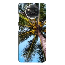 Силиконовый чехол с КАРТИНКАМИ лето для Xiaomi POCO X3 Pro (AlphaPrint) (Пальма)