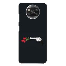 Чехлы (ART) Цветы на Xiaomi POCO X3 (VPrint) (Неожиданные цветы)