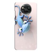 Чехлы с изображением разных животных для Xiaomi POCO X3 (Геккон)