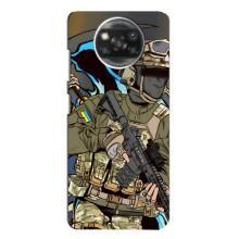 Чехлы с картинкой ЗСУ для Xiaomi POCO X3 (AlphaPrint) – Воин ВСУ