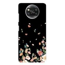 Чехол для Сяоми Поко X3 - с принтом (Дизайнерские) (AlphaPrint) (Маленькие цветы)