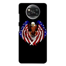Чехол Флаг USA для Xiaomi Poco X3 – Крылья США